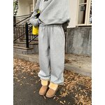 Women's Hoodies Set Manufacturer - Custom Casual Fall Round Neck Tops Matching Outfits Sweatshirts Sets