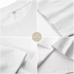 Men's T-Shirt Manufacturer - Custom Plain White Black Cotton Wholesale Blank Printing Tee