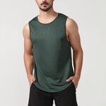 Men's Fitness Vest Manufacturer - Quick-Drying Vintage Running Basketball Training Plus Size Tank