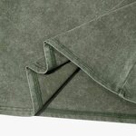 Women's Cotton T-Shirt Manufacturer - Plain Solid Color Slim Washed Oversized Crop Top