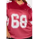 Men's Football Jersey Manufacturer - Custom Printed Oversized American Fans Single Layer Mesh Loose Tee