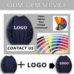 Women's Sweatshirt Manufacturer - Custom Logo Plain Cotton Oversized V Neck Drop Shoulder