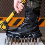 High-top Safety Shoes Manufacturer - New Arrival Steel Toe Mining Heavy Industry Construction Work Boots