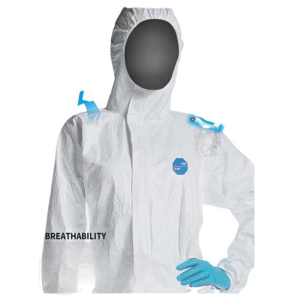 Tyvek Coveralls Manufacturer - Dupont 500 Xpert Disposable Protective Work Clothing