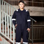 Safety Coverall Manufacturer - 190GSM 100% Cotton High Visibility Reflective Overalls