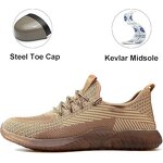 Composite Safety Shoes Manufacturer - Breathable Men Hiking Steel Toe Casual Protection Stock Shoes