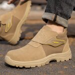 Steel Toe Safety Shoes Manufacturer - Light Weight Leather Work Shoes for Men Workers Boots