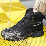 Safety Work Boots Manufacturer - Hot Selling Yellow Waterproof Fashion Men's Construction Shoes