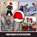 HDPE Hard Hat Manufacturer - 617 SH V Type Slotted Dust-Proof Industrial Construction PPE Helmet