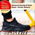 Summer Safety Shoes Manufacturer - Breathable Anti-smashing Anti-piercing Steel Toe Wear-resistant Shoes