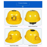 ABS Hard Hat Manufacturer - Unisex EN397 Certified HDPE Head Protection for Construction Industry