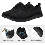 Safety Working Sneakers Manufacturer - Hot Selling Industrial Breathable Steel Toe Lightweight Men Shoes