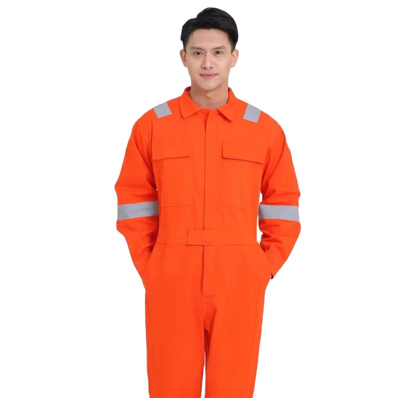 Safety Coverall Manufacturer - 190GSM 100% Cotton High Visibility Reflective Overalls