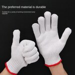 Cotton Work Gloves Manufacturer - Wholesale Wear-Resistant Non-Slip Hardware Site Protection Gloves