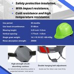 ABS Hard Hat Manufacturer - Unisex EN397 Certified HDPE Head Protection for Construction Industry