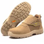 Steel Toe Safety Shoes Manufacturer - Light Weight Leather Work Shoes for Men Workers Boots