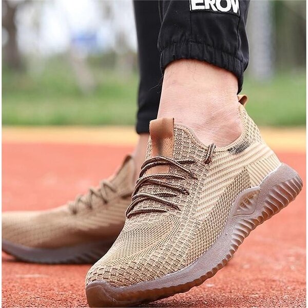 Composite Safety Shoes Manufacturer - Breathable Men Hiking Steel Toe Casual Protection Stock Shoes