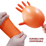 Disposable Nitrile Gloves Manufacturer - Black Orange Blue Boxed Powder-Free Nitrile Coating Option