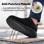 Safety Working Sneakers Manufacturer - Hot Selling Industrial Breathable Steel Toe Lightweight Men Shoes