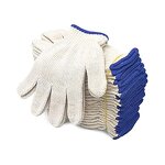 Nylon Work Gloves Manufacturer - Red+White Wear-Resistant Labor Hand Protection Safety Gloves