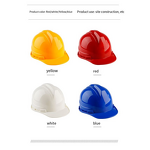 V Type Safety Helmet Manufacturer - ABS Slotted 6 Suspension Points CE Certified SH-088 Hard Hat