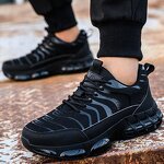 Industrial Work Shoes Manufacturer - Light Weight Grey Joggers Safety Shoes for Men Work