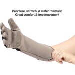Anti-bite Gloves Manufacturer - Breathable Cowhide Split Leather for Parrot Eagle Snake Lizard