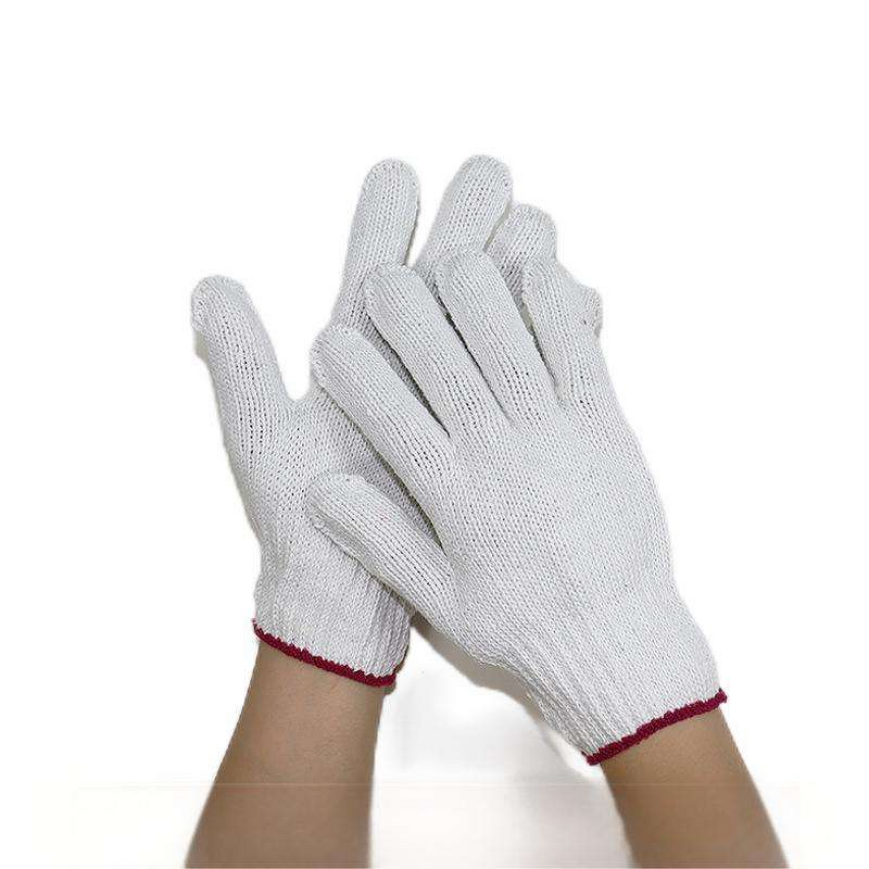 Cotton Nylon Work Gloves Manufacturer - Comfortable Breathable Thick Wear-Resistant Site Safety Gloves