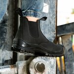 Safety Work Boots Manufacturer - Genuine Leather Rubber Outsole Steel Toe Waterproof Men Women Shoes