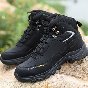 Work Boots Manufacturer - High Quality Australian Miner Construction Steel Toe Woodland Climbing Boots