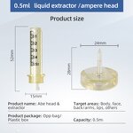 Hyaluronic Acid Pen Manufacturer - No Needle Liquid Inject Portable 0.5ml Ampoule Sterile Disposable for Face Care