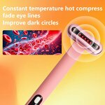 LED Eye Care Equipment Manufacturer - Silicone and Aluminium Infrared Light Therapy Handheld for Face Eye Lift Massage