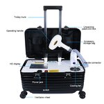 Tattoo Removal Machine Manufacturer - Portable Q Switched Nd Yag Laser Non-invasive for Eyebrow Washing