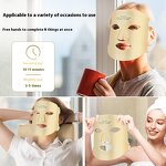 LED Beauty Mask Manufacturer - Silicone with Large Row Lights for Skin Rejuvenation & Personal Care