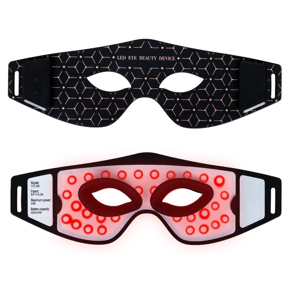LED Therapy Mask for Eyes Manufacturer - 630nm+850nm Red Light Anti-Aging Support Customization OEM ODM Silicone