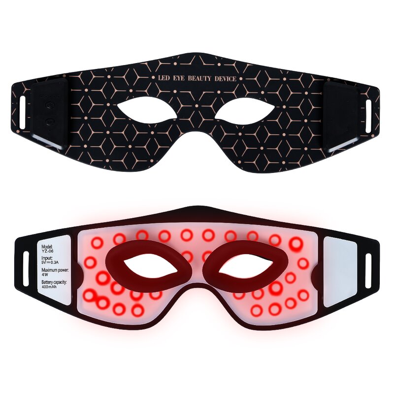 LED Therapy Mask for Eyes Manufacturer - 630nm+850nm Red Light Anti-Aging Support Customization OEM ODM Silicone