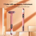 LED Eye Care Equipment Manufacturer - Silicone and Aluminium Infrared Light Therapy Handheld for Face Eye Lift Massage