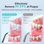 Oral Irrigator Manufacturer - 300ml Ipx7 Mini Travel Electric Dental Floss Portable Cordless Water Floss