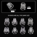 Small Bubble Suction Pen Manufacturer - Original Beauty Instrument Hydrogen Oxygen Jet Replacement Heads Crystal Cleaning