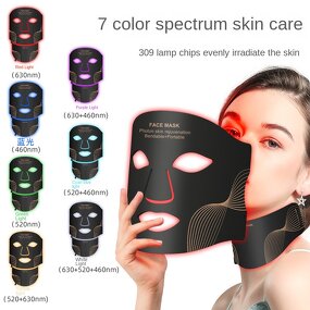 LED Beauty Mask Manufacturer - Cross-border Colorful Photorejuvenator Red Light Therapy for Facial Care