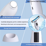 Face & Neck Beauty Instrument Manufacturer - Hot & Cold Electric with Color Light Grain Guide Ice Sense Household Lifting