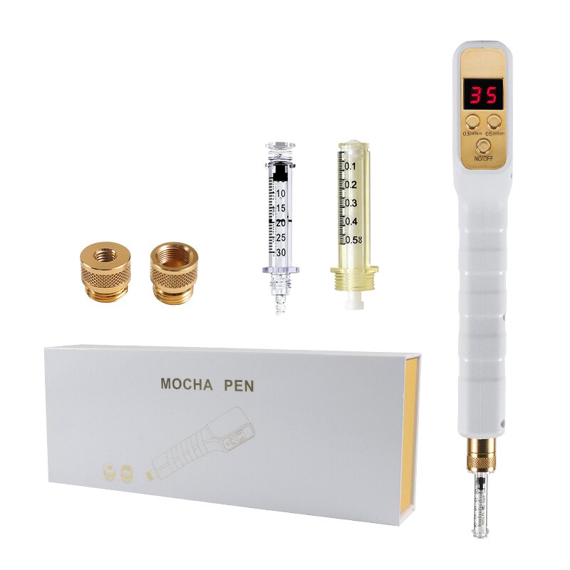 Hyaluronic Acid Pen Manufacturer - 0.3 0.5 No Needle Injection Anti-aging Lip Filler Ampoule Atomizer Gun