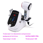 Microdermabrasion Beauty Instrument Manufacturer - 5-in-1 Diamond Micro Carving Facial Peeling Machine Red Blue Light Cryo Hammer