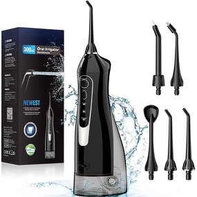 Oral Irrigator Manufacturer - 300ml Ipx7 Mini Travel Electric Dental Floss Portable Cordless Water Floss