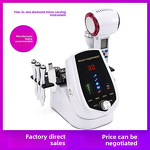 Microdermabrasion Beauty Instrument Manufacturer - 5-in-1 Diamond Micro Carving Facial Peeling Machine Red Blue Light Cryo Hammer