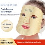 LED Beauty Mask Manufacturer - Silicone with Large Row Lights for Skin Rejuvenation & Personal Care