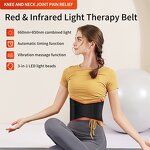 Red Light Therapy Band Manufacturer - Infrared 635nm 860nm Diode for Face Head Feet Pain Relief with US Plug