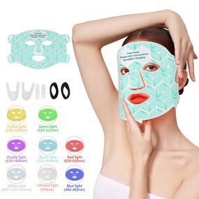 LED Face Mask Manufacturer - Home Use Red Light Therapy 7 Colors Photon Therapy