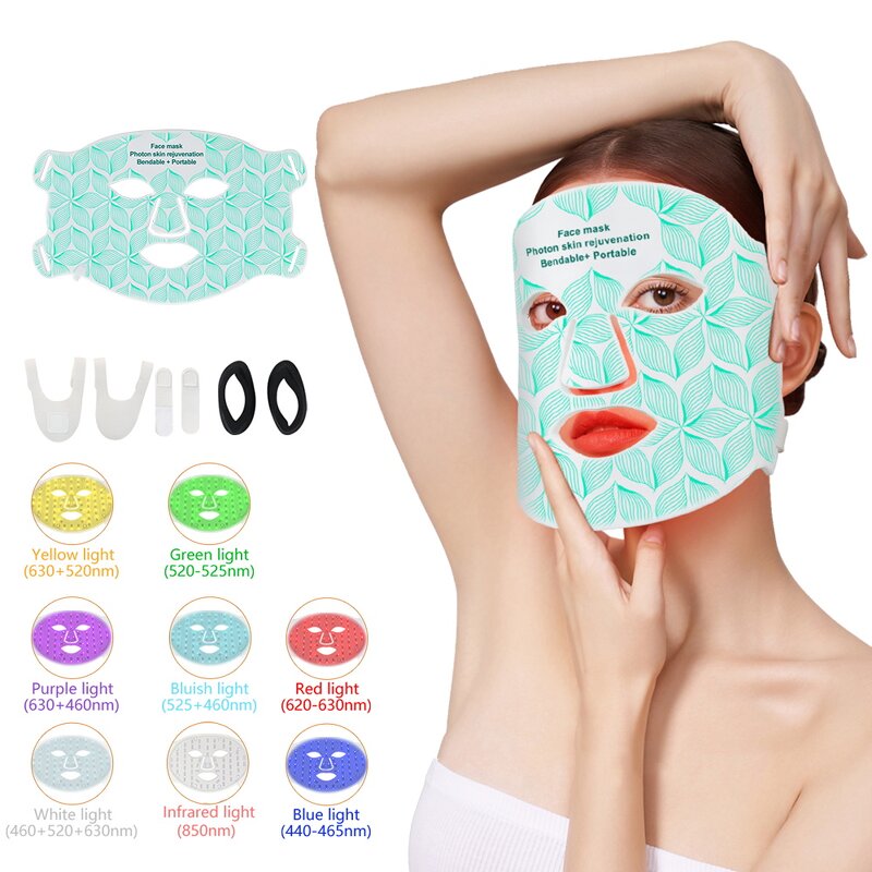 LED Face Mask Manufacturer - Home Use Red Light Therapy 7 Colors Photon Therapy