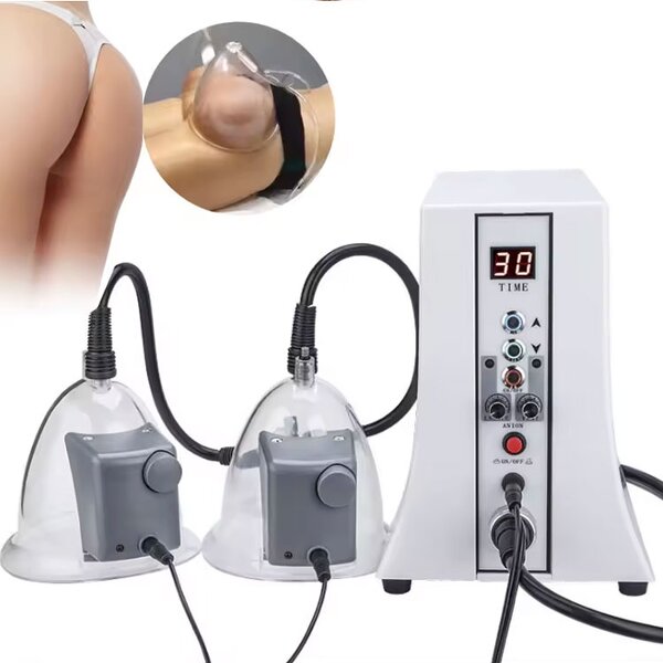 Butt Lifting Machine Manufacturer - Vacuum Cupping Therapy with 29 Cups Breast Massager AC110V/220V